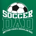 thumbnail image 5 of Wild Bobby, Soccer Dad Better Than a Regular Dad Father's Day Unisex Hoodie Sweatshirt, Kelly, Small, 5 of 6