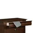 thumbnail image 4 of Lexicon Abbeville 3-Drawers Traditional Wood Nightstand in Brown Cherry, 4 of 6