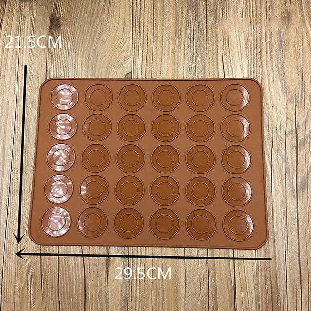 Macarrón de silicona Pastelería Horno Molde para hornear Hoja 30 cavidad Diy Mold Baking Mat El LingWen 1327534303100