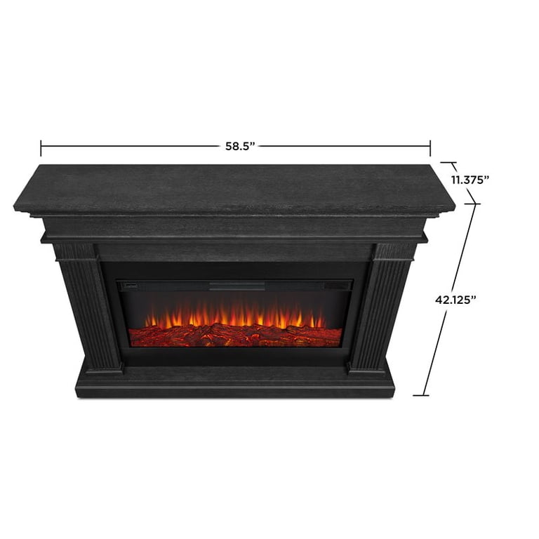 Beau Electric Fireplace in Gray by Real Flame - Walmart.com