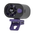 thumbnail image 1 of Ventilador portátil con clip, carga USB, rotación de 360 degree, ventilador de escritorio para refrigeración personal. Negro, 1 of 9