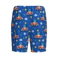 thumbnail image 2 of Lsque Dinosaur Driving Mens Sleep Pajama Shorts,Short Pajama Pants, Cotton Ultra-Soft Knit-Small, 2 of 9