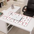 thumbnail image 3 of Long Mouse Pads for Desk,White Cow Milk Strawberry Pattern Desk Mats on Top Of Desks, Desk Mouse Pad Extra Large with 3mm Non-Slip Base and Stitched Edge for Gaming,Office,Work,Home 31.5"x15.7", 3 of 6