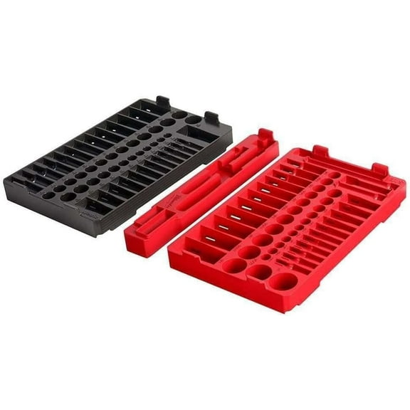 For Milwaukee Sae & Metric Packout Trays For 1/4In & 3/8 Ratchet & Socket Set