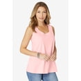thumbnail image 5 of Roaman's Women's Plus Size Scalloped Cardigan And Tank Set, 5 of 6
