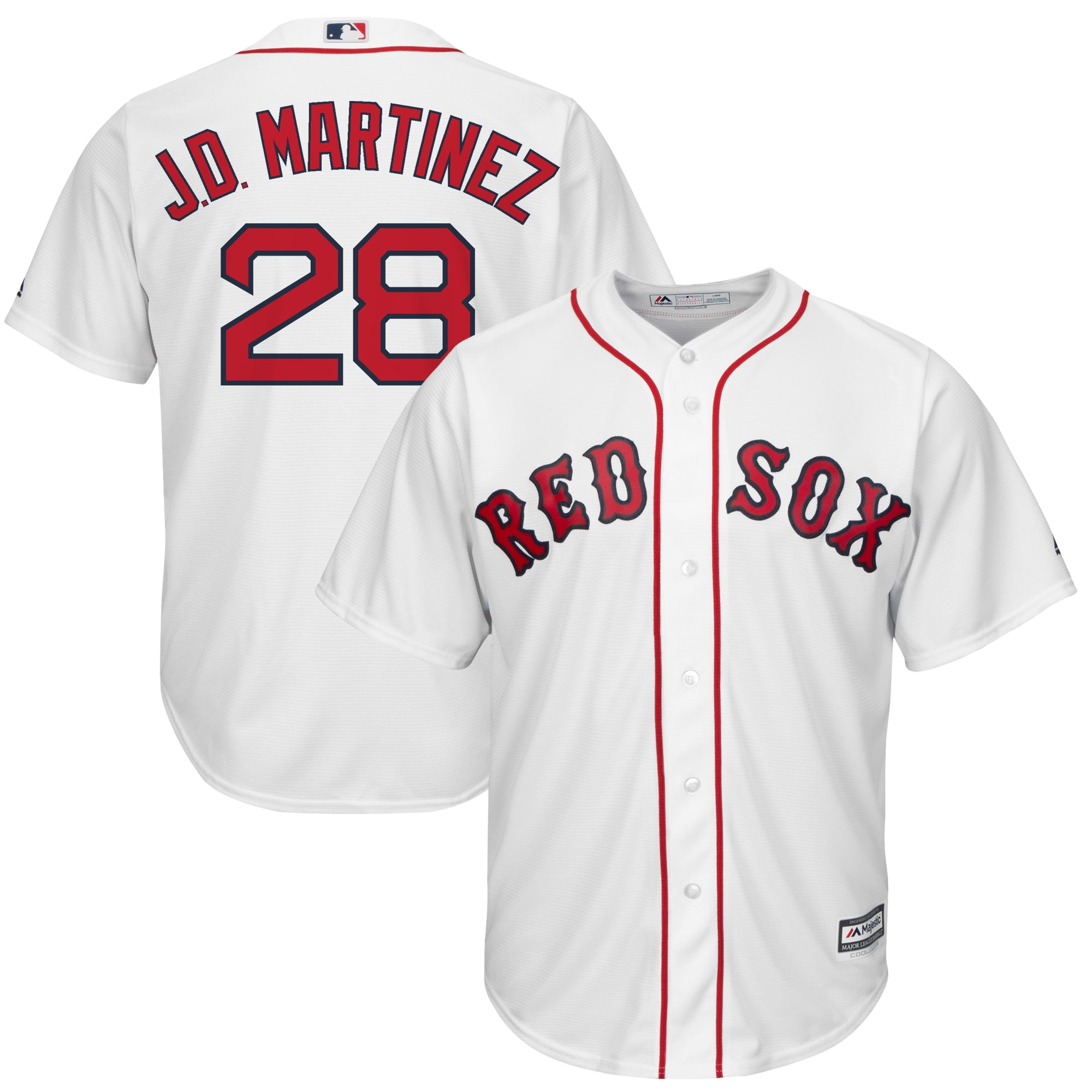 JD Martinez Boston Red Sox Majestic Official Cool Base