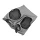 thumbnail image 5 of Cubierta para la cara contra moscas de caballo, malla elástica transpirable, cubierta para cabeza de caballo, protección UV para verano, gris, 5 of 10