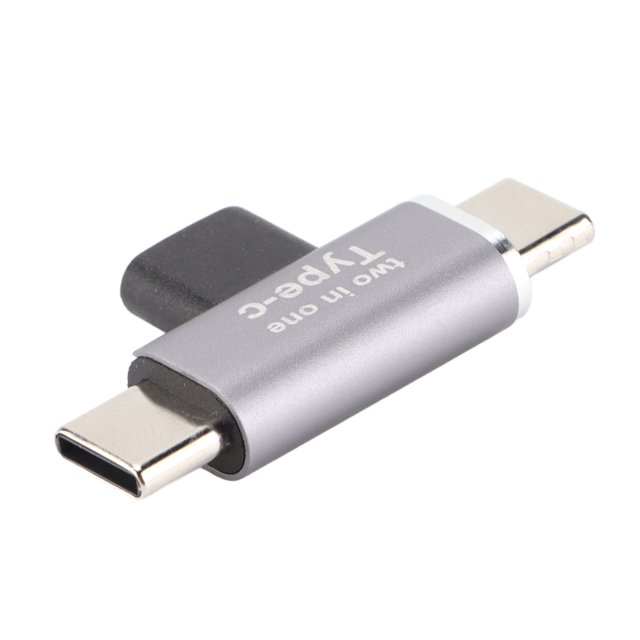 3.1 Converter de Cargador Tipo C, Ligero 2 EN 1 Converter Tipo C 3a Resistencia Al Desgaste de Alta Corriente para Teléfonos Para Teléfonos
