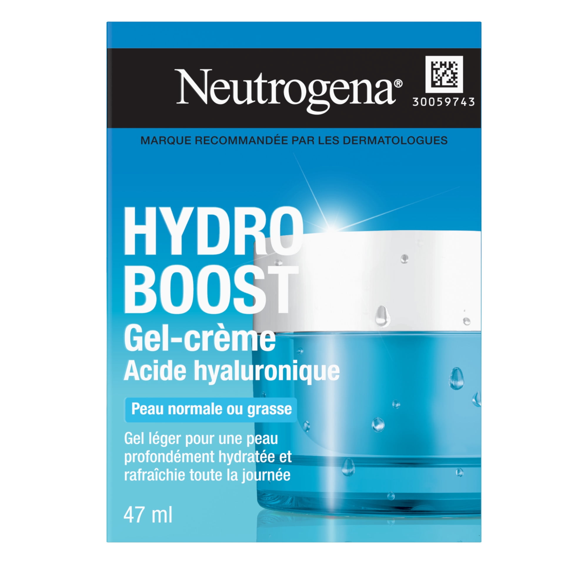 Neutrogena Hydroboost Facial gel-cream with hyaluronic acid, hydrating face moisturizer, Dermatologist Recommended
