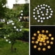 thumbnail image 2 of Guirnalda de luces LED solares para exteriores, impermeables, decorativas, plegables, para jardín (blanco cálido, 6,5 m), 2 of 5