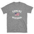thumbnail image 1 of Somers Wisconsin Patriot Men's Cotton T-Shirt, 1 of 1