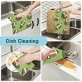 thumbnail image 2 of Yayeee 6 Pack Kitchen Dish Cloths Set for Washing Soft Drying Absorbent Microfiber Towels, Game Day Footballs, 2 of 9