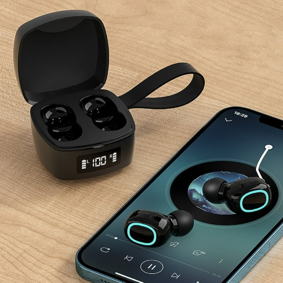 VANLOFE Bluetooth earphone Bluetooth Headset Digital Display Large Power In-Ear Game Sports Wireless Headset Sensing Low Latency