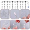 thumbnail image 2 of Lámpara Luces de cadena de cortina creativas 8 modos Fiesta de vacaciones portátil Boda decorativa Ndcxsfigh Para estrenar, 2 of 9