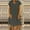 A0293-Dark Gray, variant on QUINDOS Dresses for Women 2025 Casual Short Sleeve V-neck Sundress Sun Dresses Summer Cotton Linen Loose Solid Color Mini Knee Length Womens Dresses