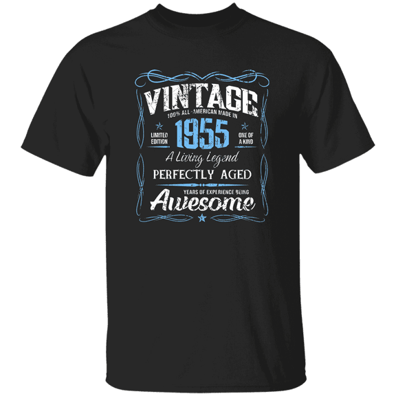 Classic Birthday Made In 1955 71 Years Old 71St Bday Decorations Vintage T-Shirt