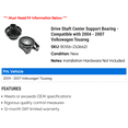 thumbnail image 2 of Drive Shaft Center Support Bearing - Compatible with 2004 - 2007 Volkswagen Touareg 2005 2006, 2 of 2