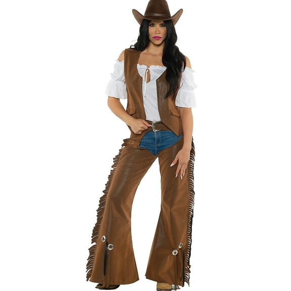 Underwraps Womens Cowgirl Costume - Size Medium