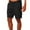 A01-Black, variant on Caqnni Men's Regular Casual Shorts Fit Joggers Drawstring Shorts with Multi Pockets for Streetwear Summer Beach Athletic Gym Mens Shorts (A01-Black,L)