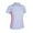 White/Peach Pink, variant on Monterey Club Women's Ultimate Contrast Golf Polo Shirt #2192