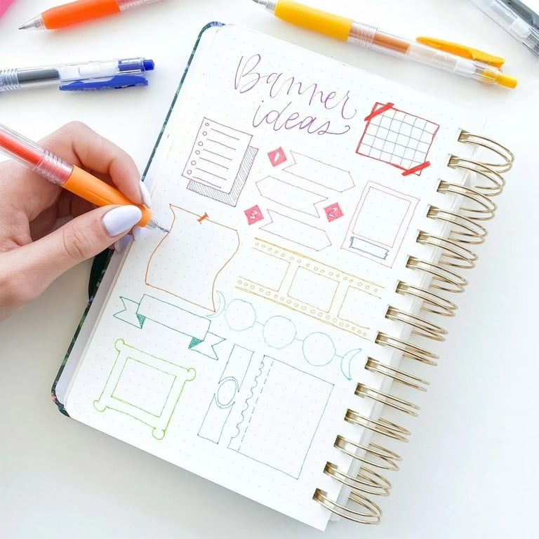 Zebra Journaling Gift Set, 33-Piece Creative Kit, Mildliner