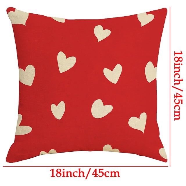 Yhmxh Fundas de cojín decorativas con estampado irlandés, fundas de cojín para sofá, cojines de asiento y fundas de almohada para el Día de San Valentín.