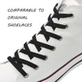 thumbnail image 2 of Cordones planos VSUDO negros de 114 cm para zapatillas (2 pares), 2 of 7