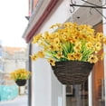 thumbnail image 6 of UV Resistant Artificial Flowers Outdoor - 12 Bundles No Fade Flowers for Garden Porch Window Box Decor, All Weather Outdoor Decorations, 6 of 8