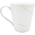 thumbnail image 4 of Set Vajilla Familiar Porcelana, 16 Piezas para 4 Personas, Modelo Golden Marble, Incluye: Plato Llano, Plato Hondo, Plato Postre y Taza con Caja de Regalo, 4 of 8