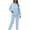 Blue(1), variant on Sweatsuit Set for Women Fall Winter Long Sleeve Basic Tops and Pants Tracksuit Lounge Sets with Pockets