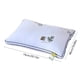 thumbnail image 3 of Hotel-Grade Down Pillow Core | Soft & Supportive Velvet Insert for Back, Side, Stomach Sleepers | Breathable Hypoallergenic Fabric | 1 Piece | Yellow or Green | 45x74cm | 600g, 3 of 6