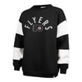 thumbnail image 2 of Women's '47 Black Philadelphia Flyers Eephus Barred Pullover Sweatshirt, 2 of 3