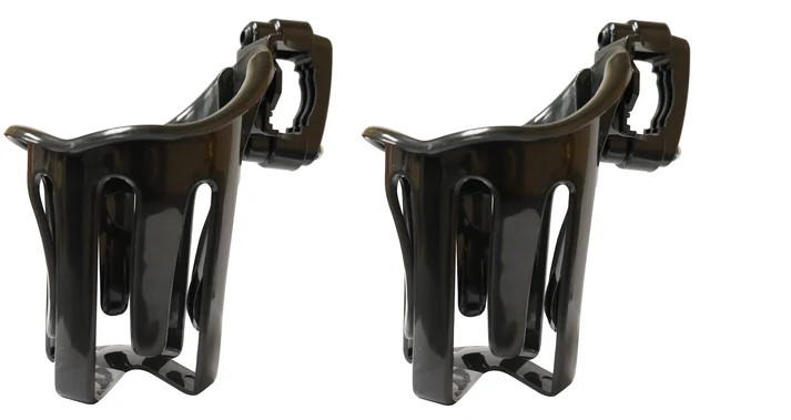 Multi Position Cup Holder Adjustable Light Weight Durable Easy to Install Easy to Clean Two Pack for Stroller Bikes, 2 Pack