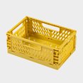 thumbnail image 1 of Cesta de almacenamiento de plástico plegable creativa, cesta multifuncional para aperitivos de escritorio, caja de almacenamiento para la cocina, el refrigerador y la sala de estar, 1 of 6