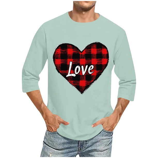 Blusas y camisas de manga larga con cuello redondo para hombre, blusa informal con cuello redondo y manga corta, blusa estampada de poliéster para hombre.
