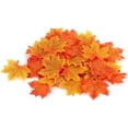 thumbnail image 3 of Coolmade 500 Pcs Artificial Maple Leaves Fall Leave Mixed 9 Autumn Colored Leaves for Thanksgiving Day Autumn Leaf Party Table Decor, 3 of 7