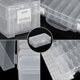 thumbnail image 3 of 16 Grids Bead Organizer Box, Bead Storage Box, Craft Organizer Case with Hinged Lid for Making Beading Jewelry Rhinestones Crafts Screws Small Parts (1 Pack), 3 of 7