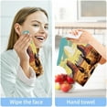 thumbnail image 7 of Cowboys Riding Horses Washcloths, Soft and Absorbent Cotton Towel, 4 Pack 12 X 12 Inches Premium Quick Dry Face Towel Wash cloth, 7 of 7