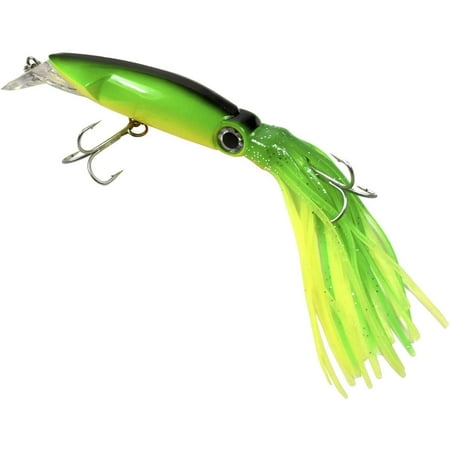 HQRP 5.5 Fishing Lure 1.5oz Salt-Water Fish Bait Squid Octopus Trolling Swimbait Hard Tackle for Stripped Bass