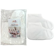 Pana White Insulated Thermal Velcro Cloth Booties