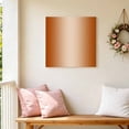 thumbnail image 5 of Canvas Wall Art Burnt Orange Canvas Art Print Ombre Solid Color Gradient Modern Art Pictures Wall Decor for Living Room Bedroom Artwork Decorations Stretched Framed Ready to Hang 8"x8", 5 of 9
