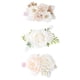 thumbnail image 1 of Juego de pinzas para el pelo con forma de flor, 3 unidades, con estampado floral de cerezo para niñas, 1 of 7