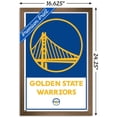thumbnail image 3 of NBA Golden State Warriors - Logo 21 Wall Poster, 14.725" x 22.375", Framed, 3 of 3