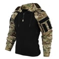 thumbnail image 1 of Camisa táctica para hombre, camiseta de combate militar de camuflaje estadounidense, ropa de caza y acampada para Airsoft y Paintball, 1 of 4