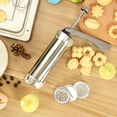 thumbnail image 4 of Bearachild Juego completo plateado de jeringas para masas y galletas, herramientas para hacer aplicaciones fáciles de usar y duraderas Cocina y Comedor, 4 of 6