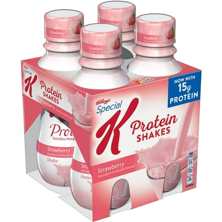 Kellogg's Special K Protein Shake, Strawberry, 15g Protein, 4 Ct