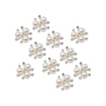 thumbnail image 4 of Abbracc 10 Pieces Flatback Rhinestone Beads Buttons Button Rhinestone for Jewelry Making Argent, 4 of 9