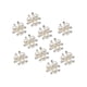 thumbnail image 4 of 10 botones de perla con diamantes de imitación para broches, manualidades, parte trasera plana Argén, 4 of 9