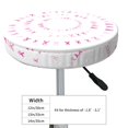 thumbnail image 4 of Saiise Coussin de Housse de Tabouret Imprimé Sensibilisation au Cancer du Sein (4), Coussin de Siège Rond pour Tabourets en Bois et en Métal, Confortable et Durable-13 Pouces, 4 of 7