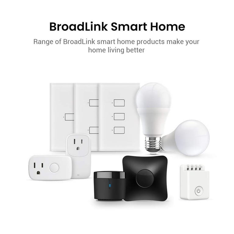 BroadLink Smart Plug, Mini Wi-Fi Timer Outlet Socket Works with  Alexa/Google Home/IFTTT, No Hub Required, Remote Control Anywhere (5-Pack)  